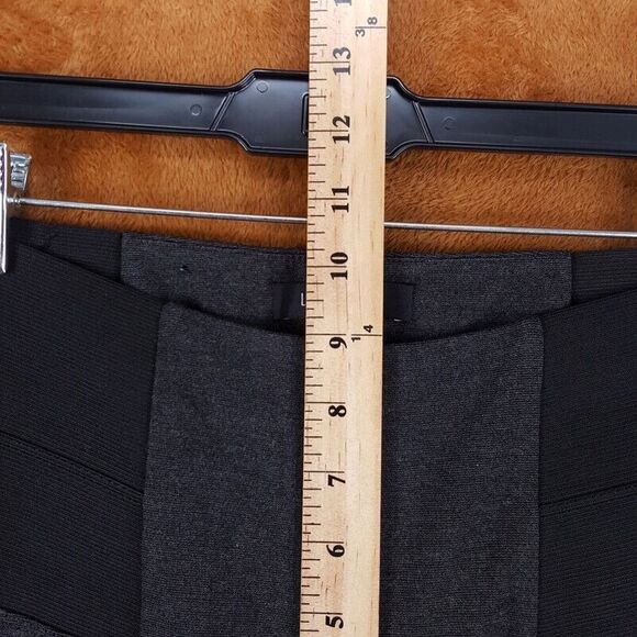 LAFAYETTE 148 Leggings Womens Small Gray Pull On Ponte Pintuck Stretch Pants - Picture 6 of 9